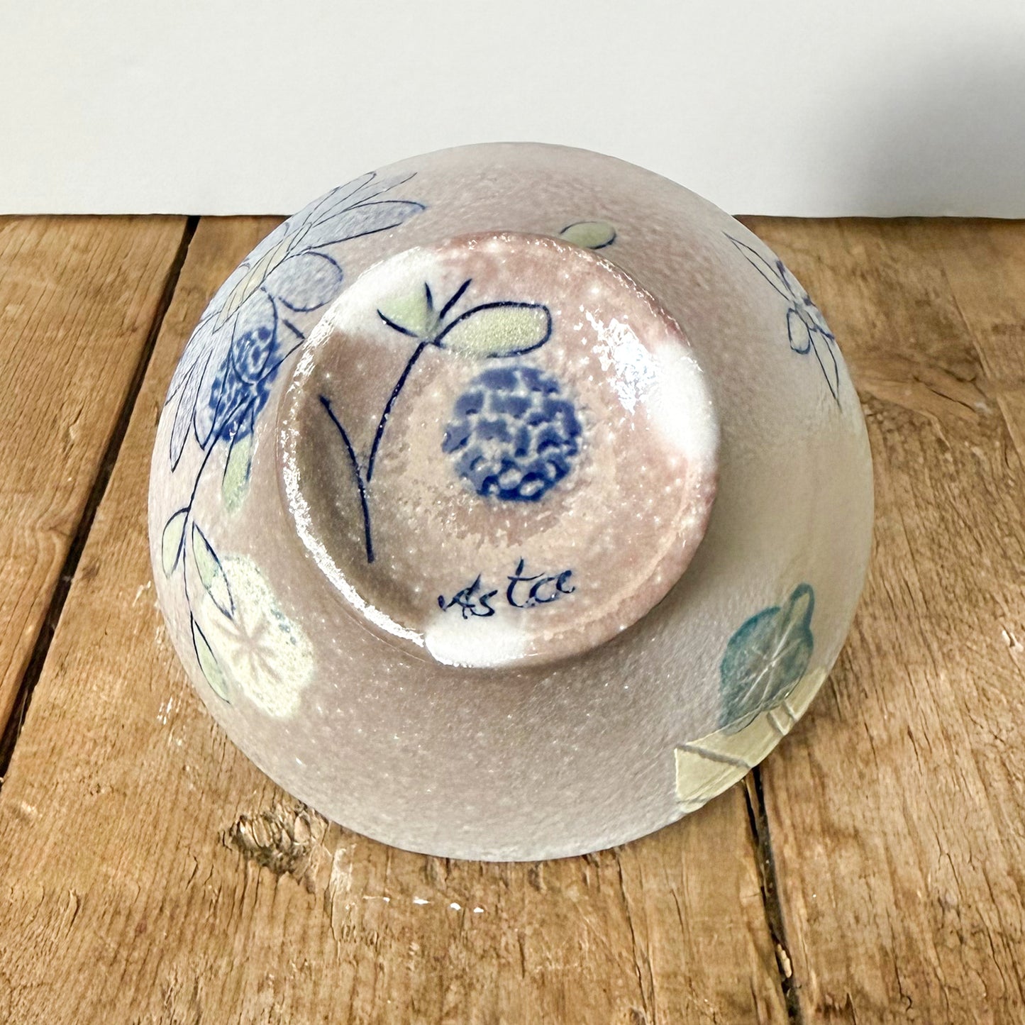 Small dish with clovers and daisies 6
