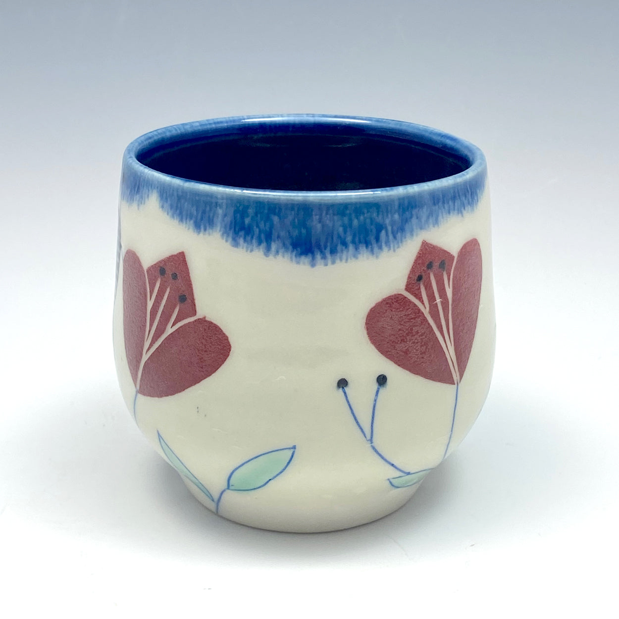 Mug with black butterflies 04