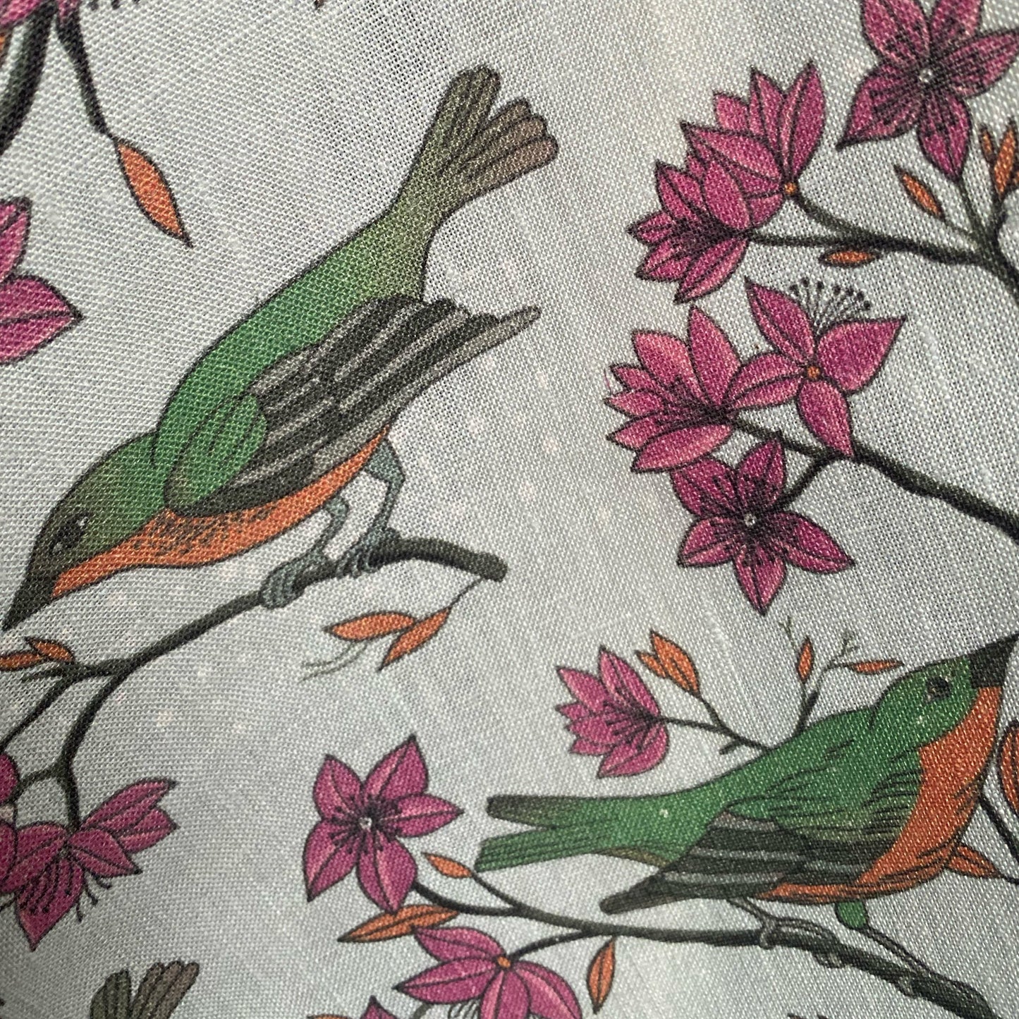 Robins linen tea towel