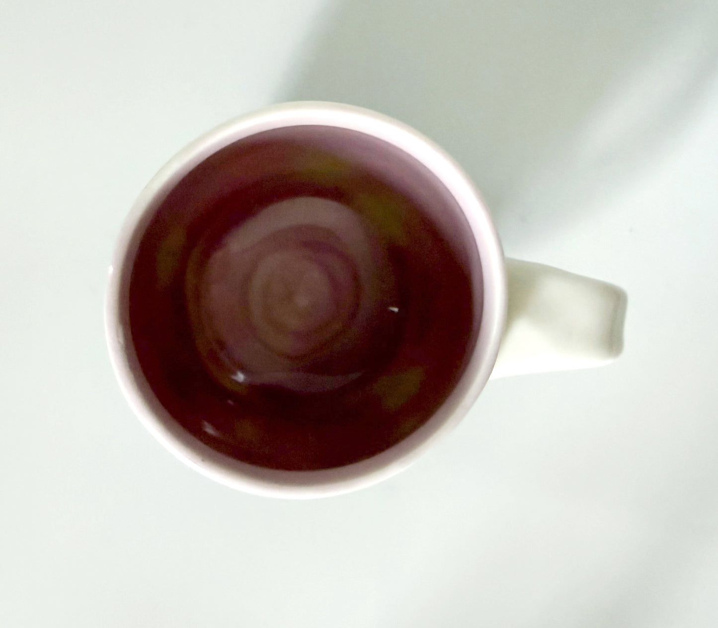 Small mug with pink roses