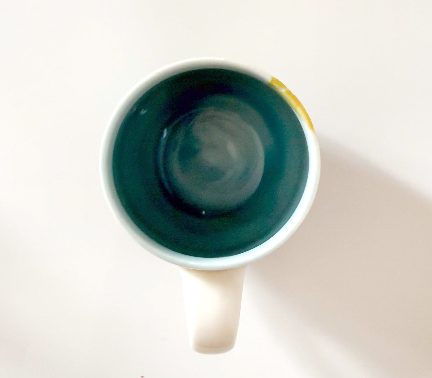 Small mug with cosmos flowers