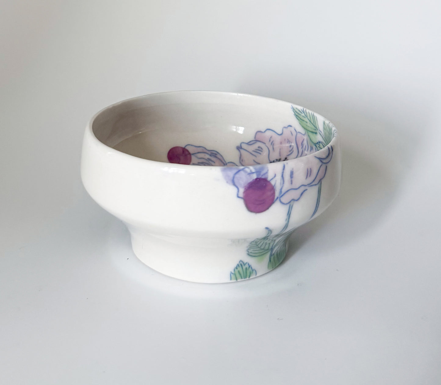 Individual bowl with roses