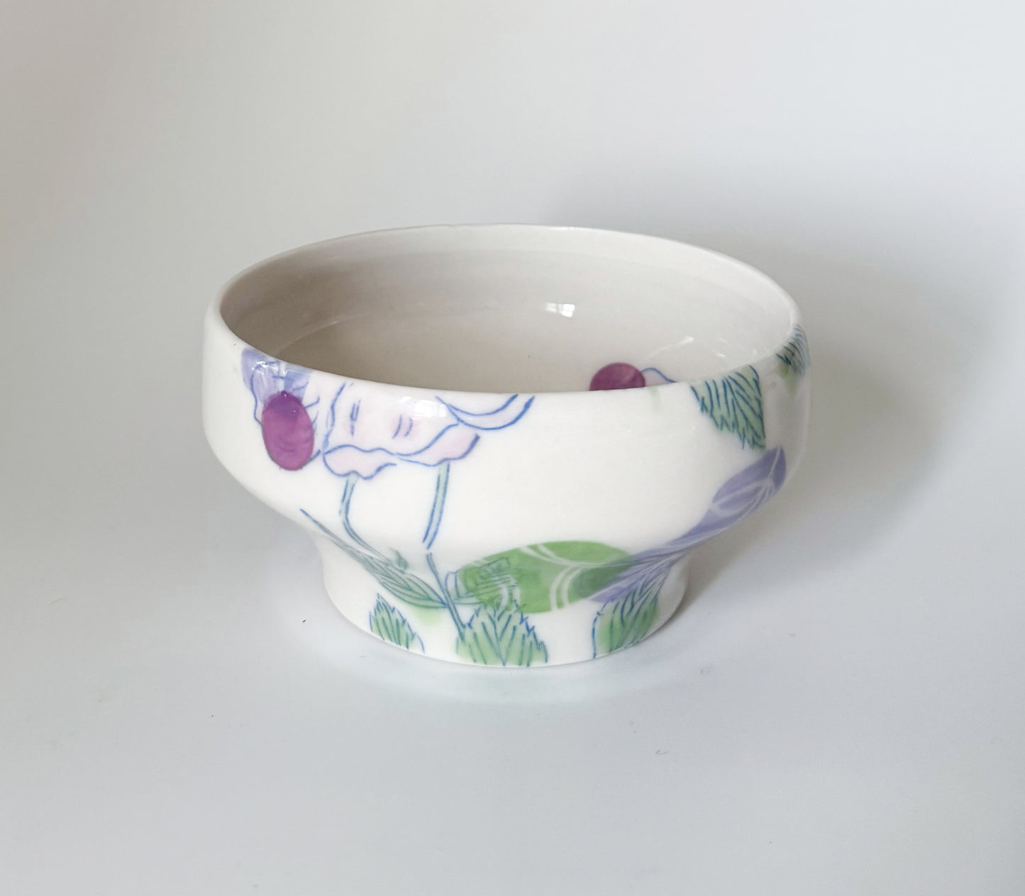 Individual bowl with roses