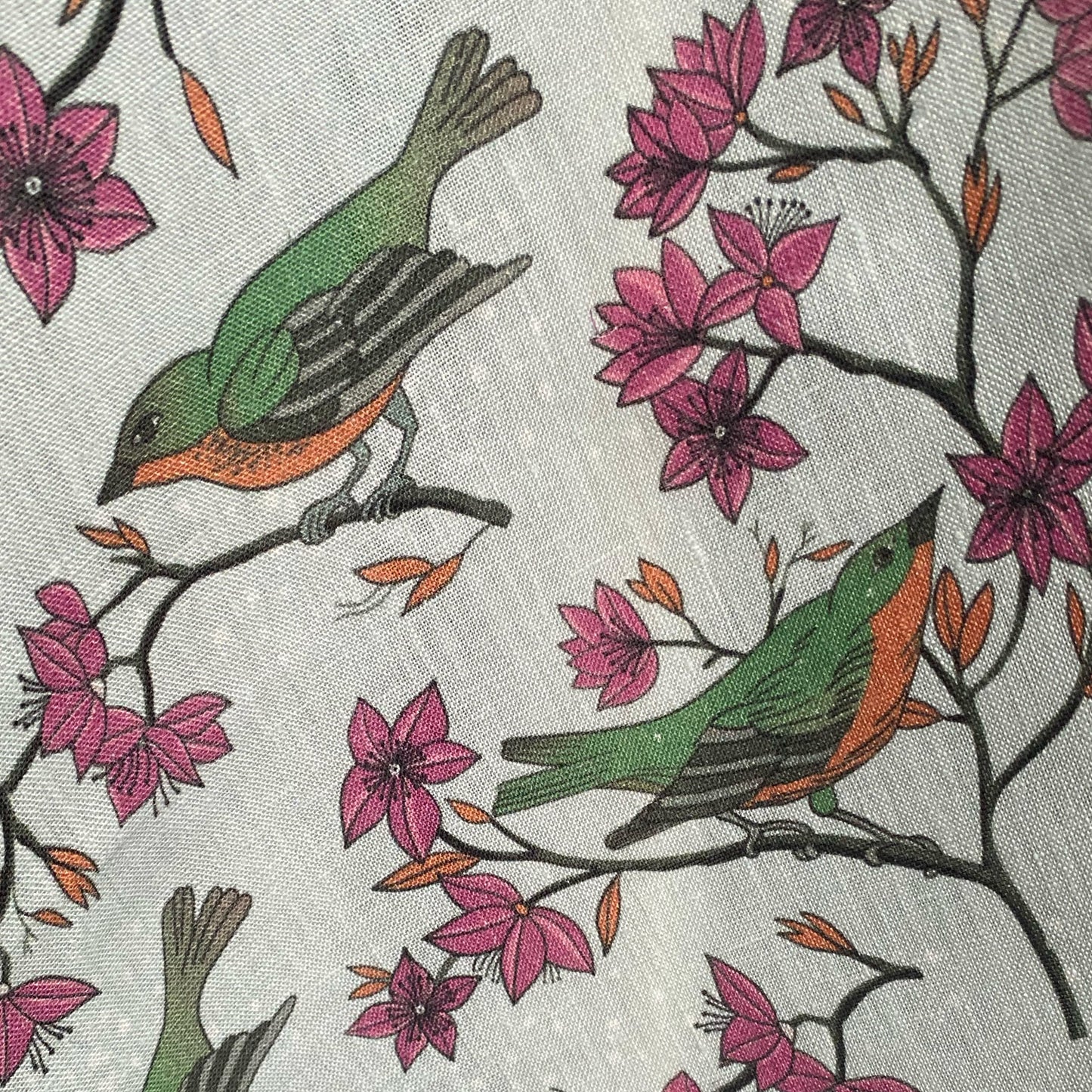 Robins linen tea towel